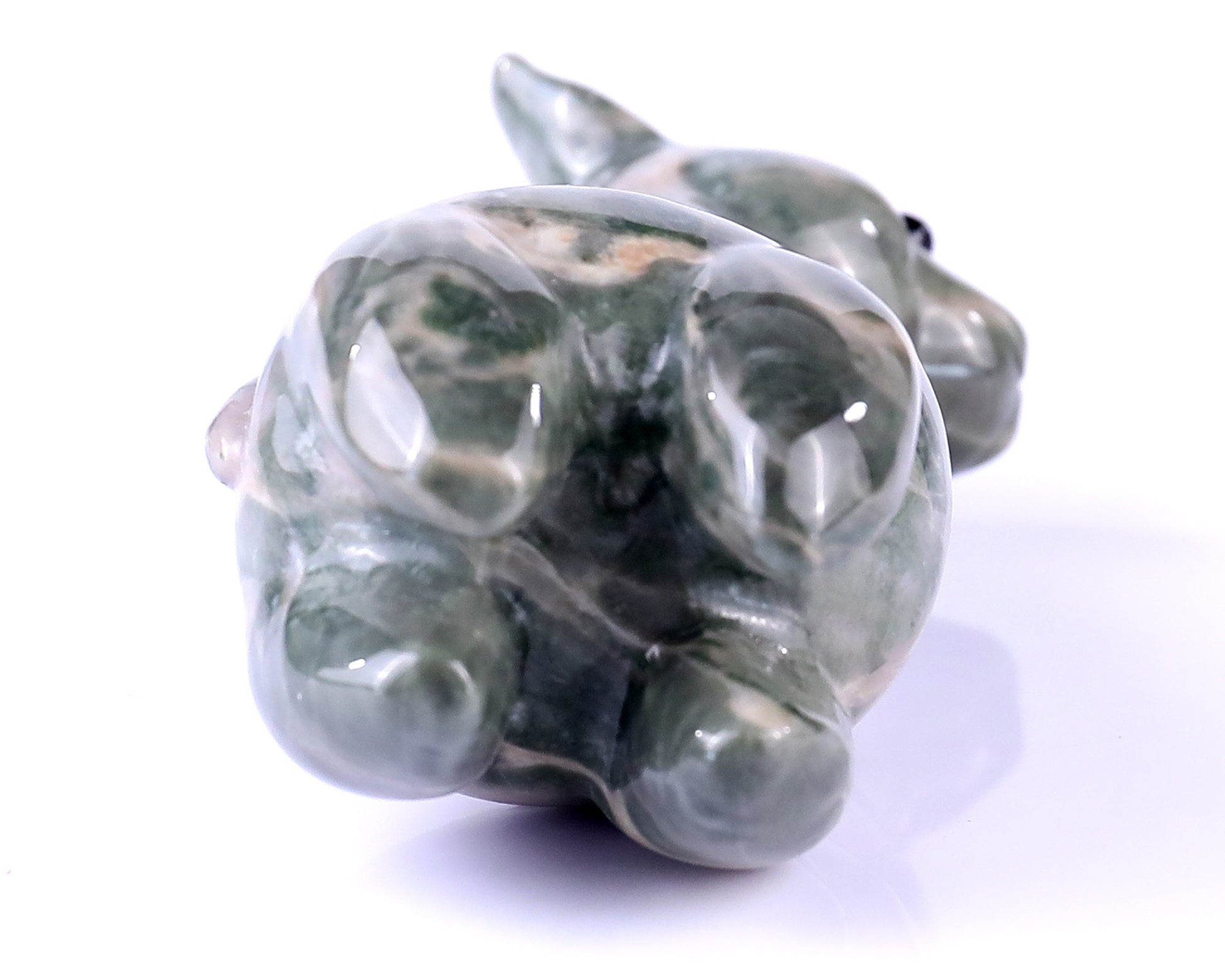 Nicedony 4.0" New Jade Hand Carved Crystal Alpaca Sculpture - View 9