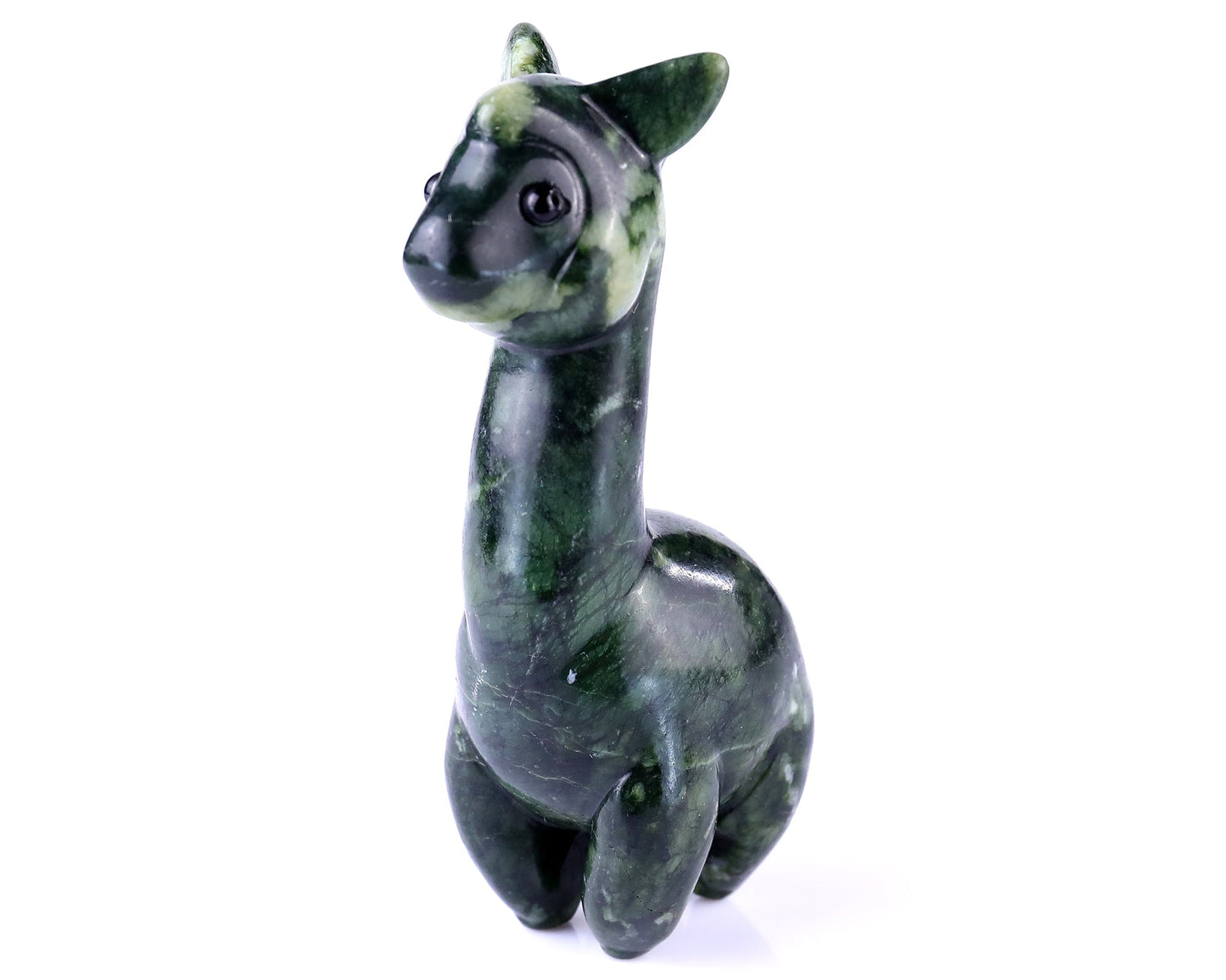 Nicedony 4.0" New Jade Hand Carved Crystal Alpaca Sculpture - View 15