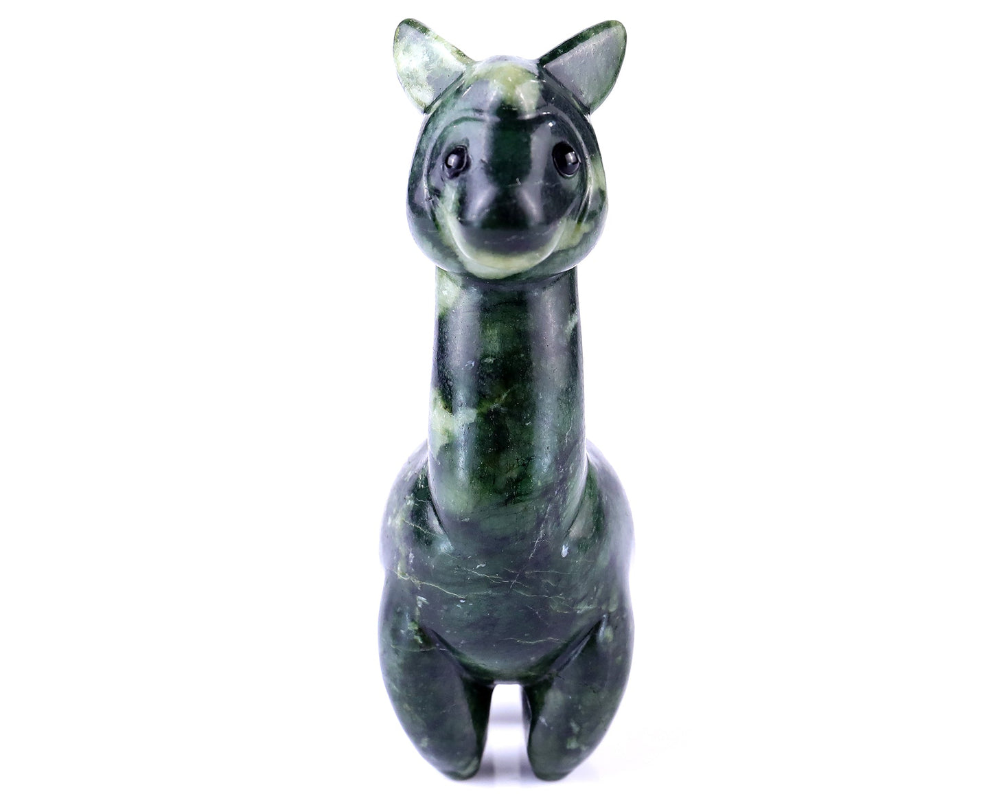 Nicedony 4.0" New Jade Hand Carved Crystal Alpaca Sculpture - View 11
