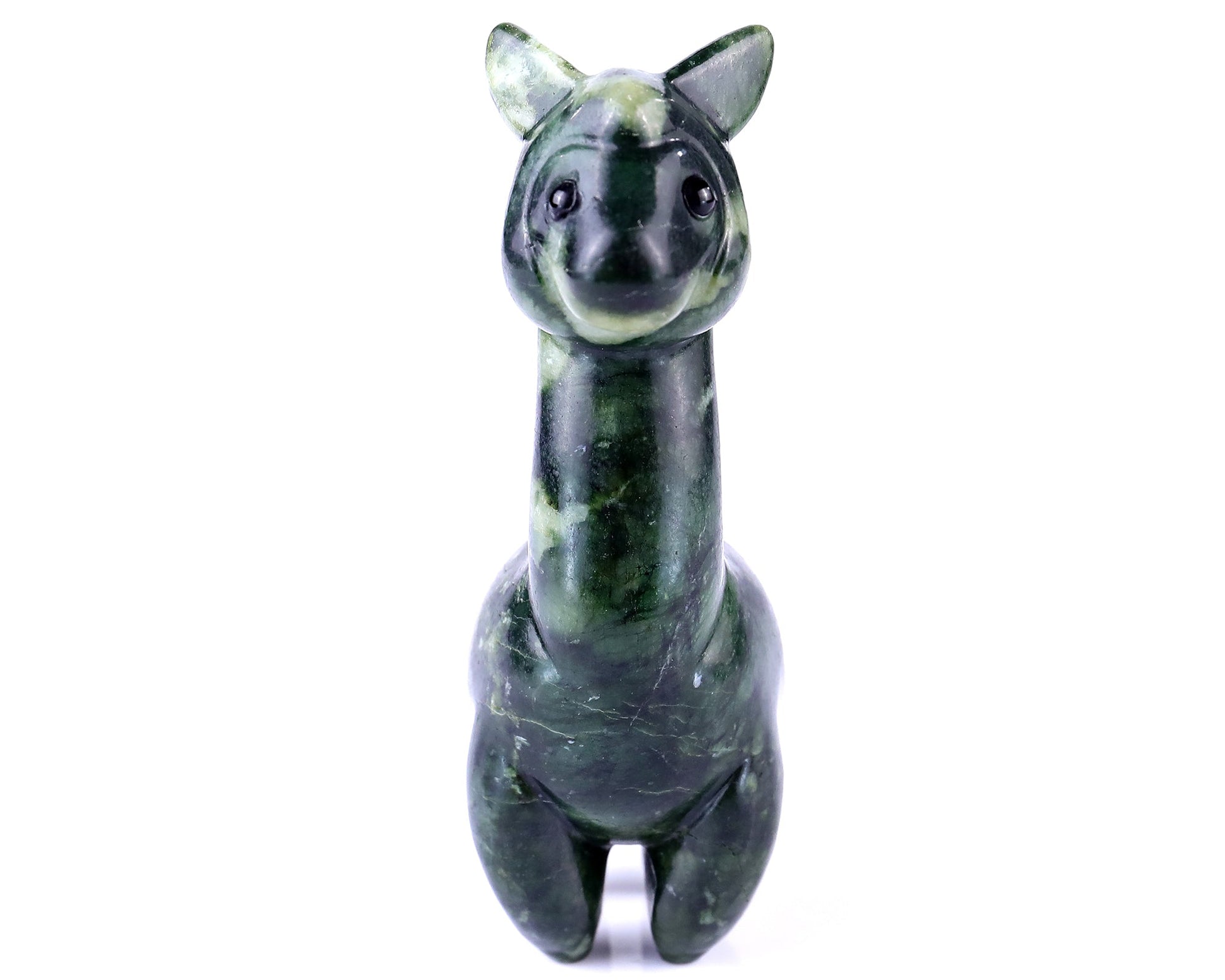 Nicedony 4.0" New Jade Hand Carved Crystal Alpaca Sculpture - View 11