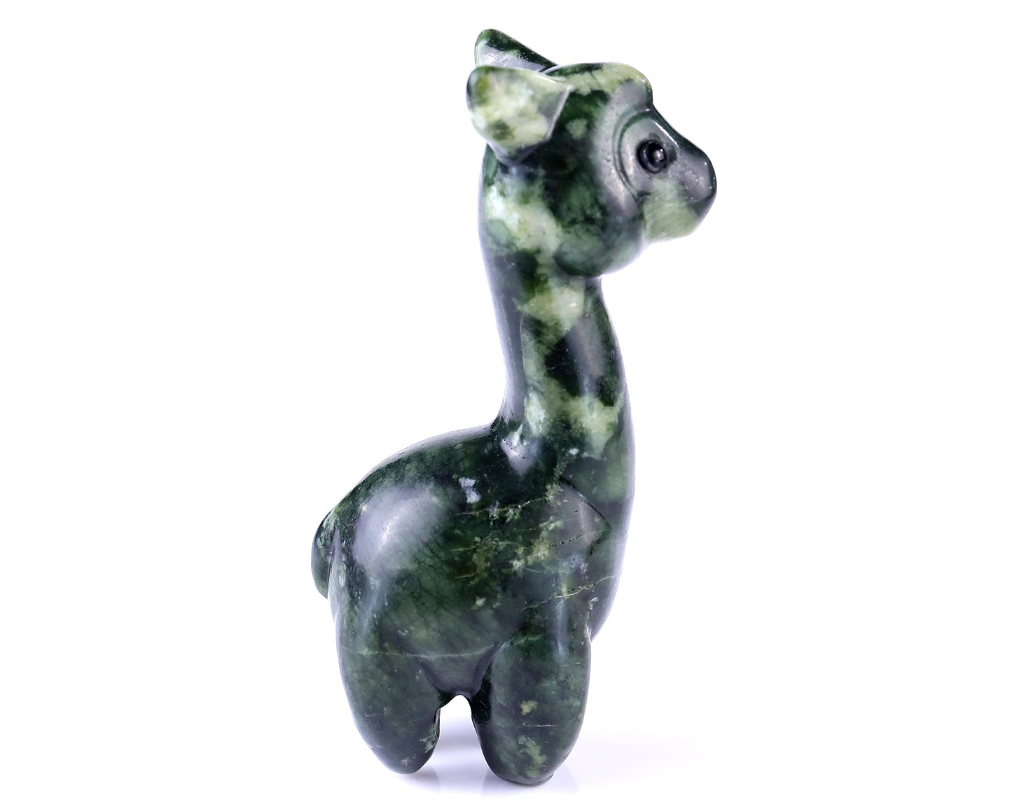 Nicedony 4.0" New Jade Hand Carved Crystal Alpaca Sculpture - View 13