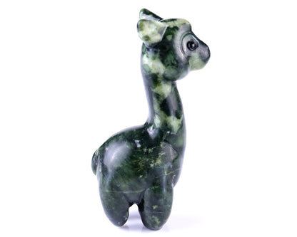 Nicedony 4.0" New Jade Hand Carved Crystal Alpaca Sculpture - View 13