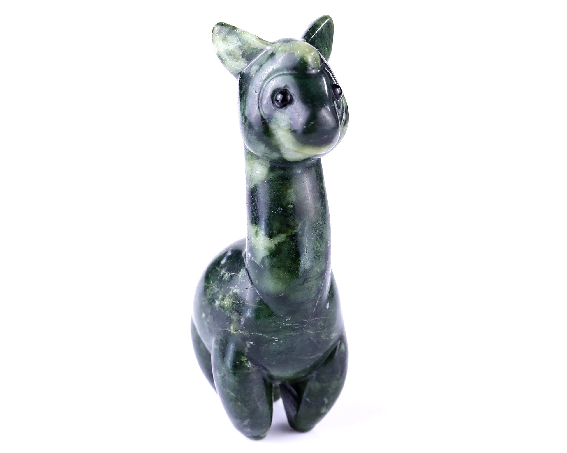 Nicedony 4.0" New Jade Hand Carved Crystal Alpaca Sculpture - View 12