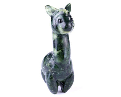 Nicedony 4.0" New Jade Hand Carved Crystal Alpaca Sculpture - View 12