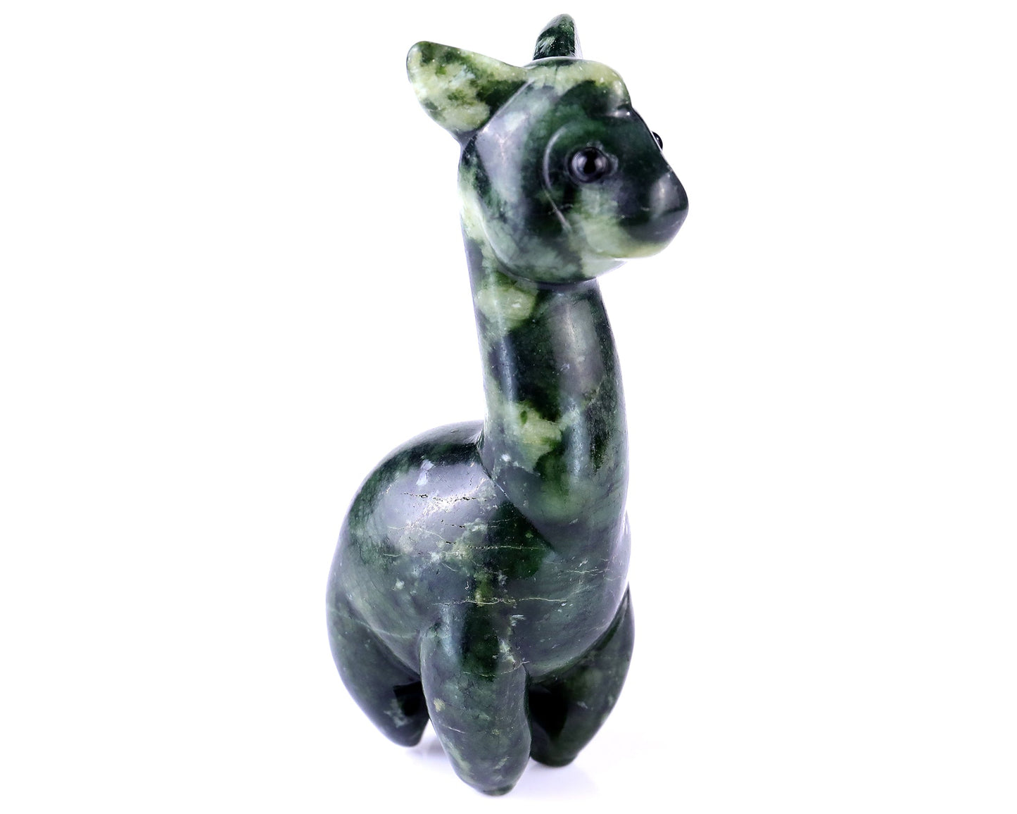 Nicedony 4.0" New Jade Hand Carved Crystal Alpaca Sculpture - View 10