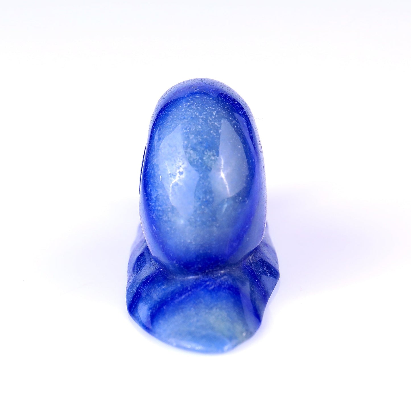 Nicedony 4.1" Blue Aventurine Hand Carved Crystal Snail Sculpture - View 5