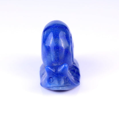 Nicedony 4.1" Blue Aventurine Hand Carved Crystal Snail Sculpture - View 3