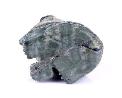 Nicedony 4.1" Jiulong Jade Hand Carved Crystal Persian Cat Sculpture - View 6