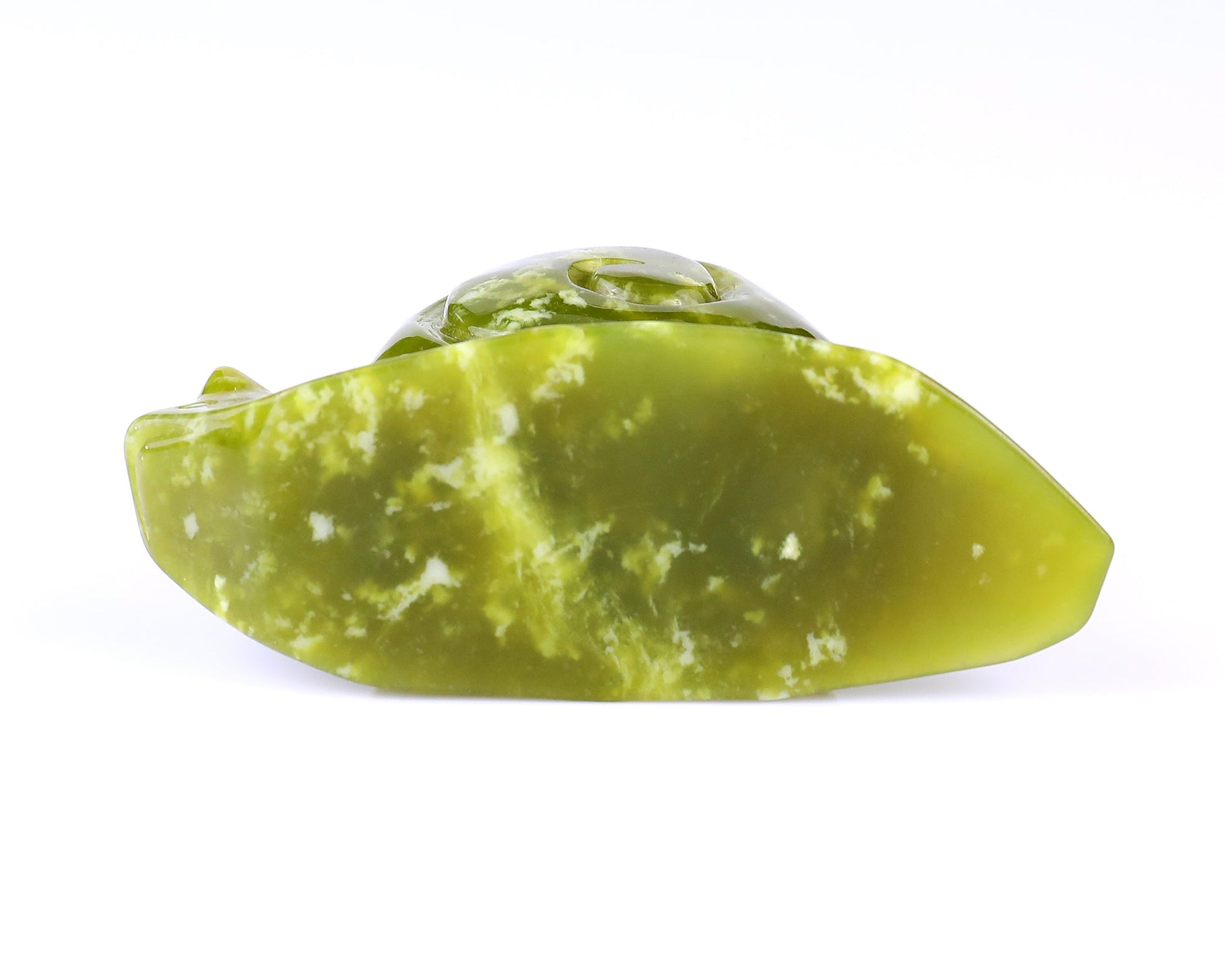 Nicedony 4.1" New Jade Hand Carved Crystal Snail Sculpture - View 6