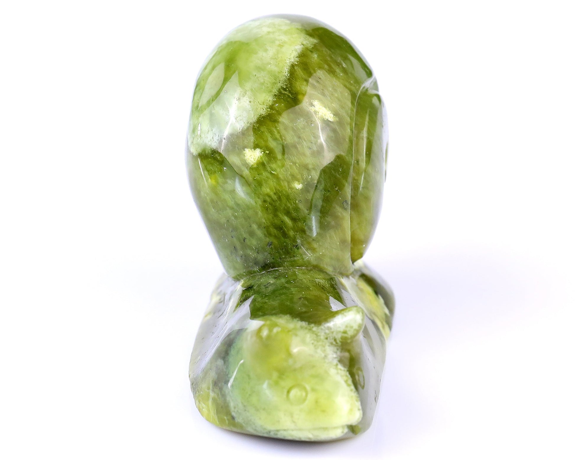 Nicedony 4.1" New Jade Hand Carved Crystal Snail Sculpture - View 10