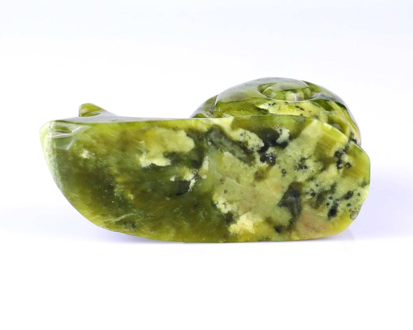 Nicedony 4.1" New Jade Hand Carved Crystal Snail Sculpture - View 13