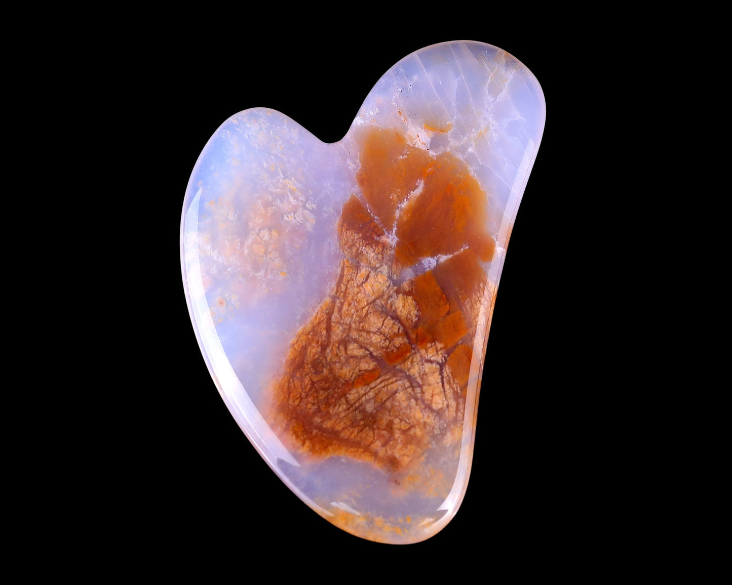 Nicedony 4.3" Gemstone Hand Carved Crystal Guasha Tool,Massage Tool - View 8