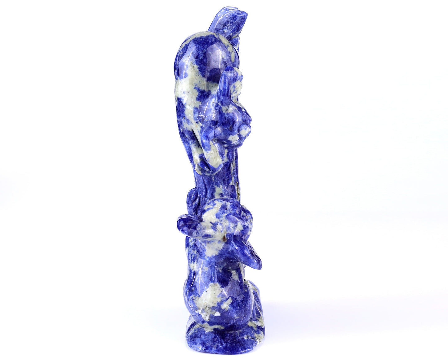 Nicedony 4.3" Sodalite Hand Carved Crystal Koalas Sculpture - View 3