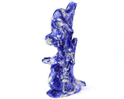 Nicedony 4.3" Sodalite Hand Carved Crystal Koalas Sculpture - View 2