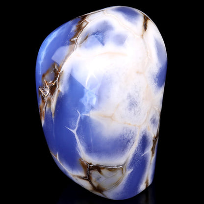 Nicedony 4.4" Blue Chalcedony Hand Carved Crystal Polished Stone - View 7