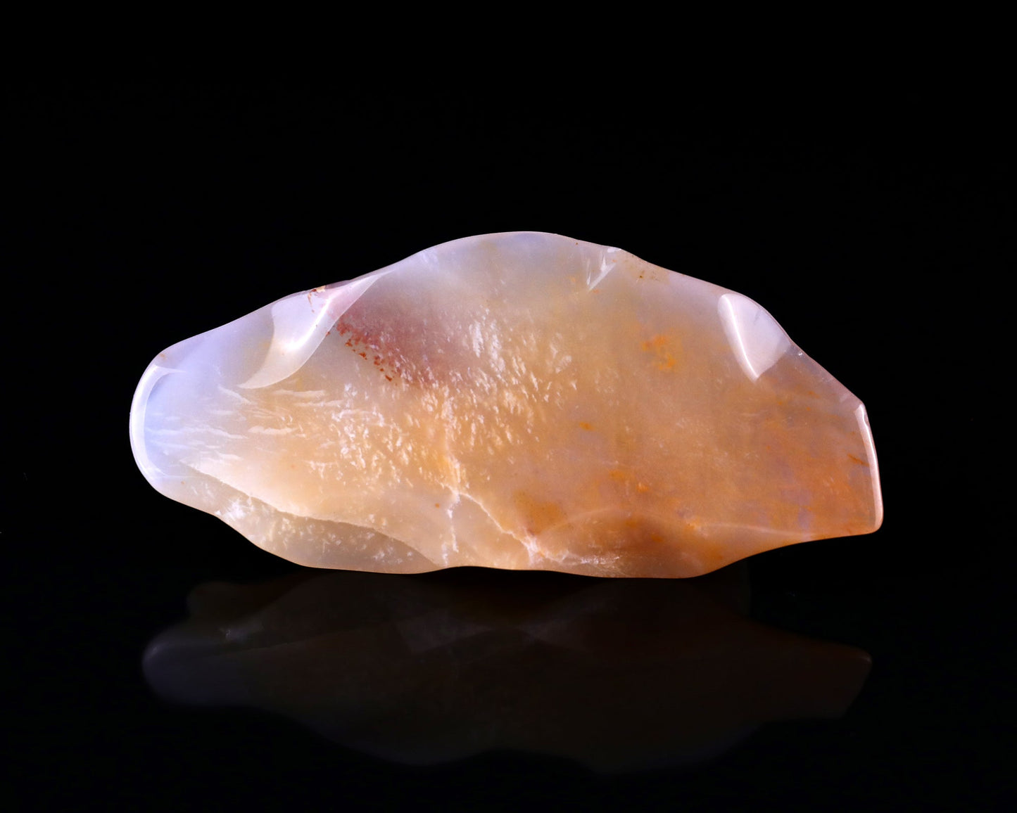 Nicedony 4.5" Chalcedony Hand Carved Crystal Snail Sculpture - View 8