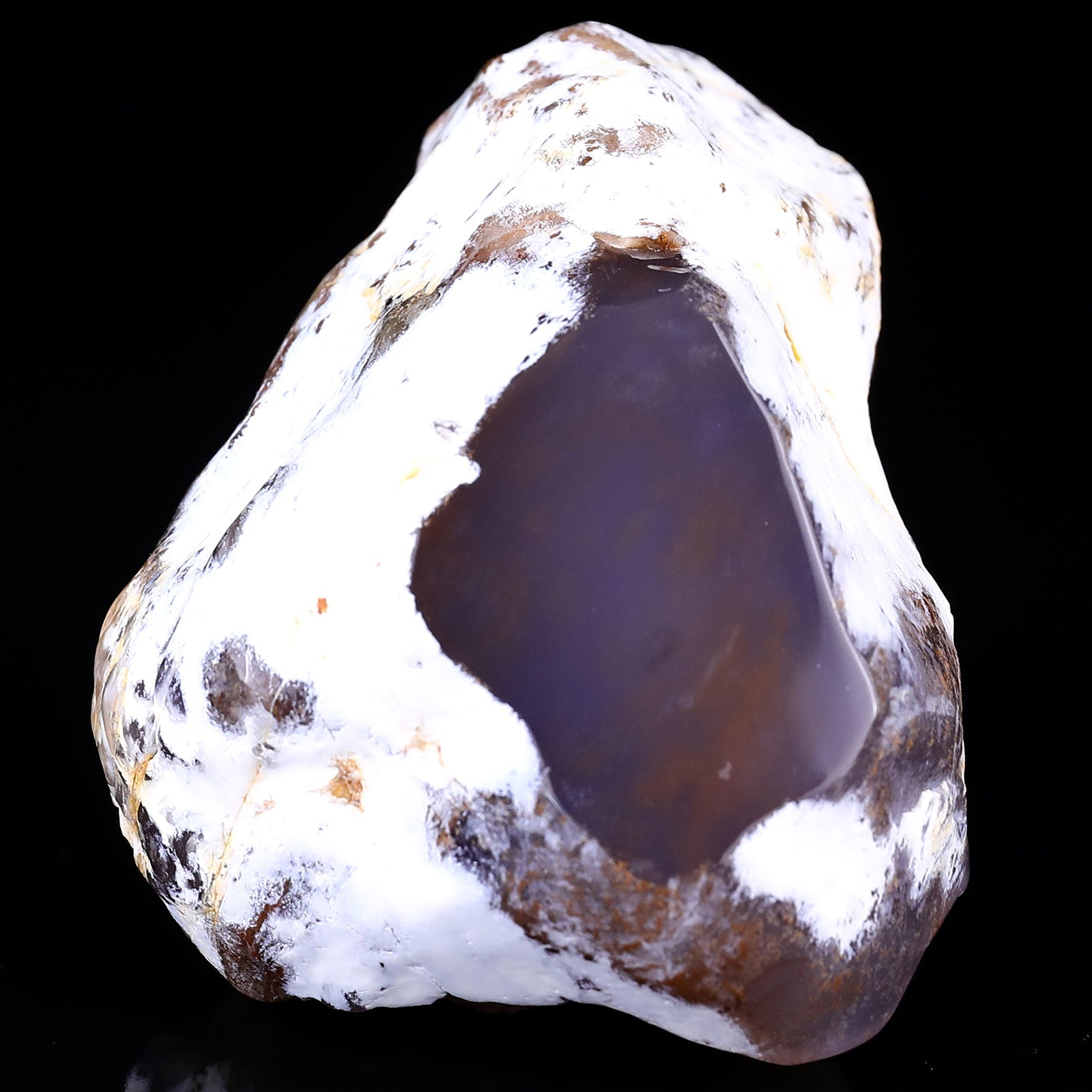 Nicedony 4.5" Chalcedony Hand Carved Crystal Squirrel Sculpture - View 6