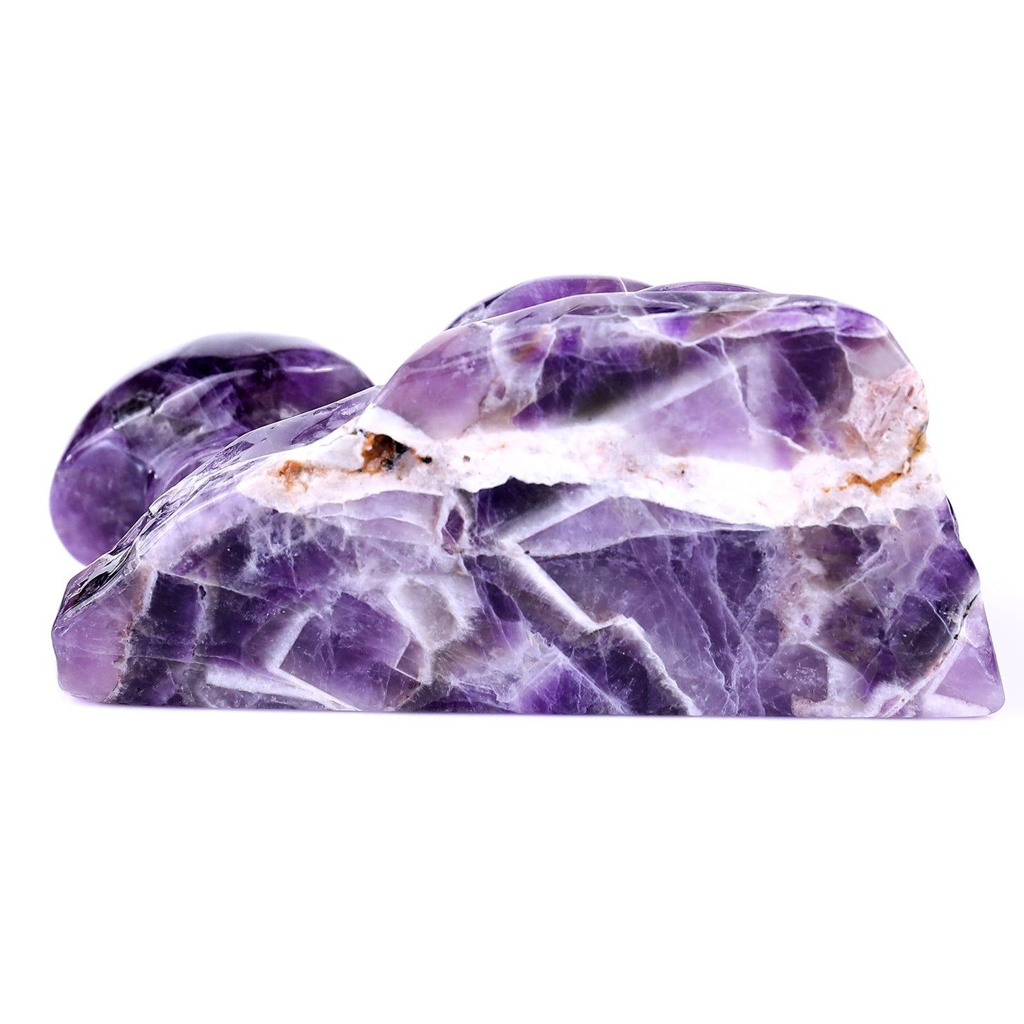 Nicedony 4.7" Dream Amethyst Hand Carved Crystal Mushrooms Sculpture - View 5