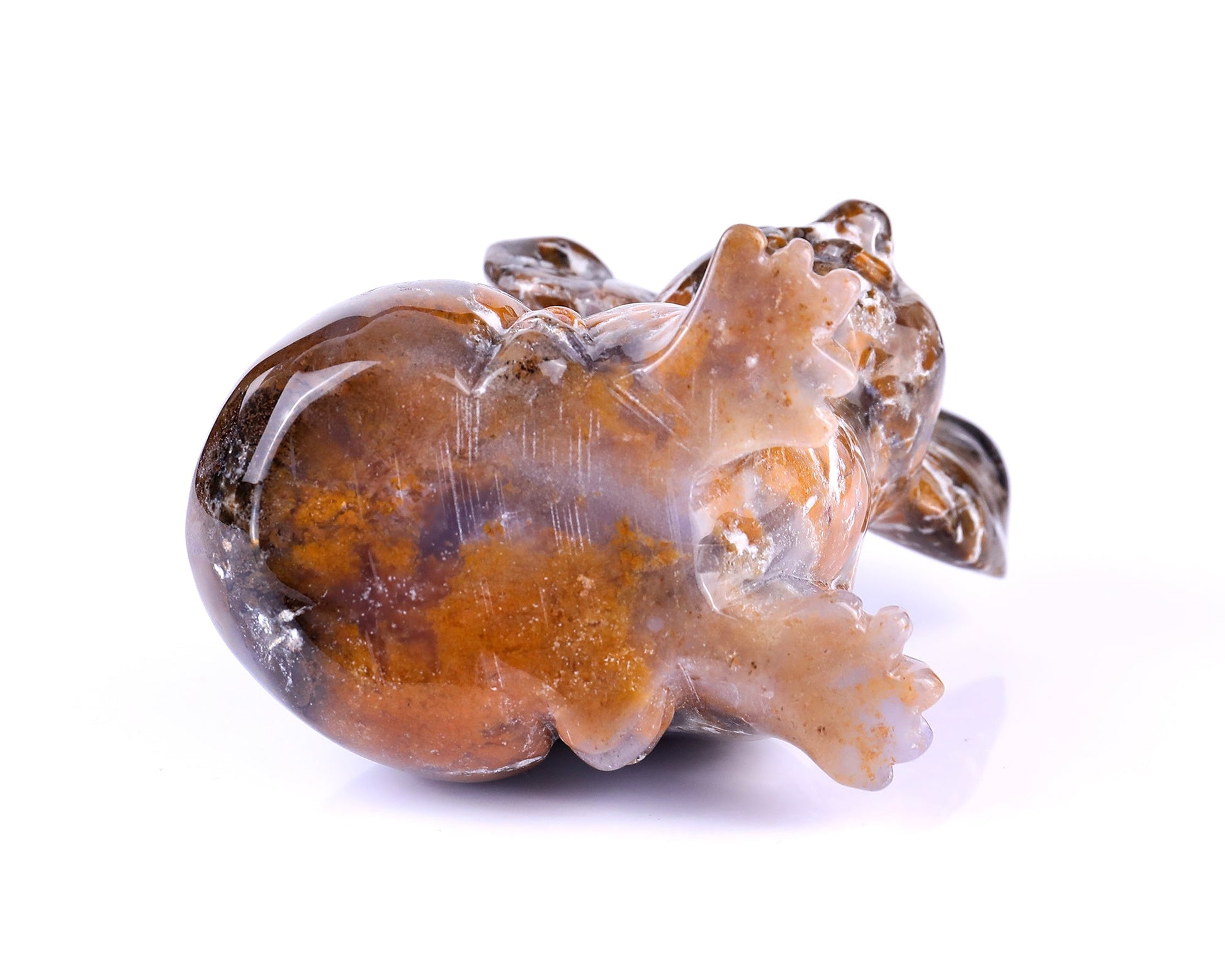 Nicedony 4.9" Chalcedony Hand Carved Crystal Koala Sculpture - View 6