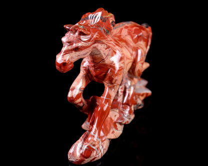 Nicedony 5.0" Red Jasper Hand Carved Crystal Horse Sculpture - View 10