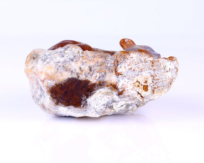 Nicedony 5.2" Chalcedony Hand Carved Crystal Squirrel Sculpture - View 7