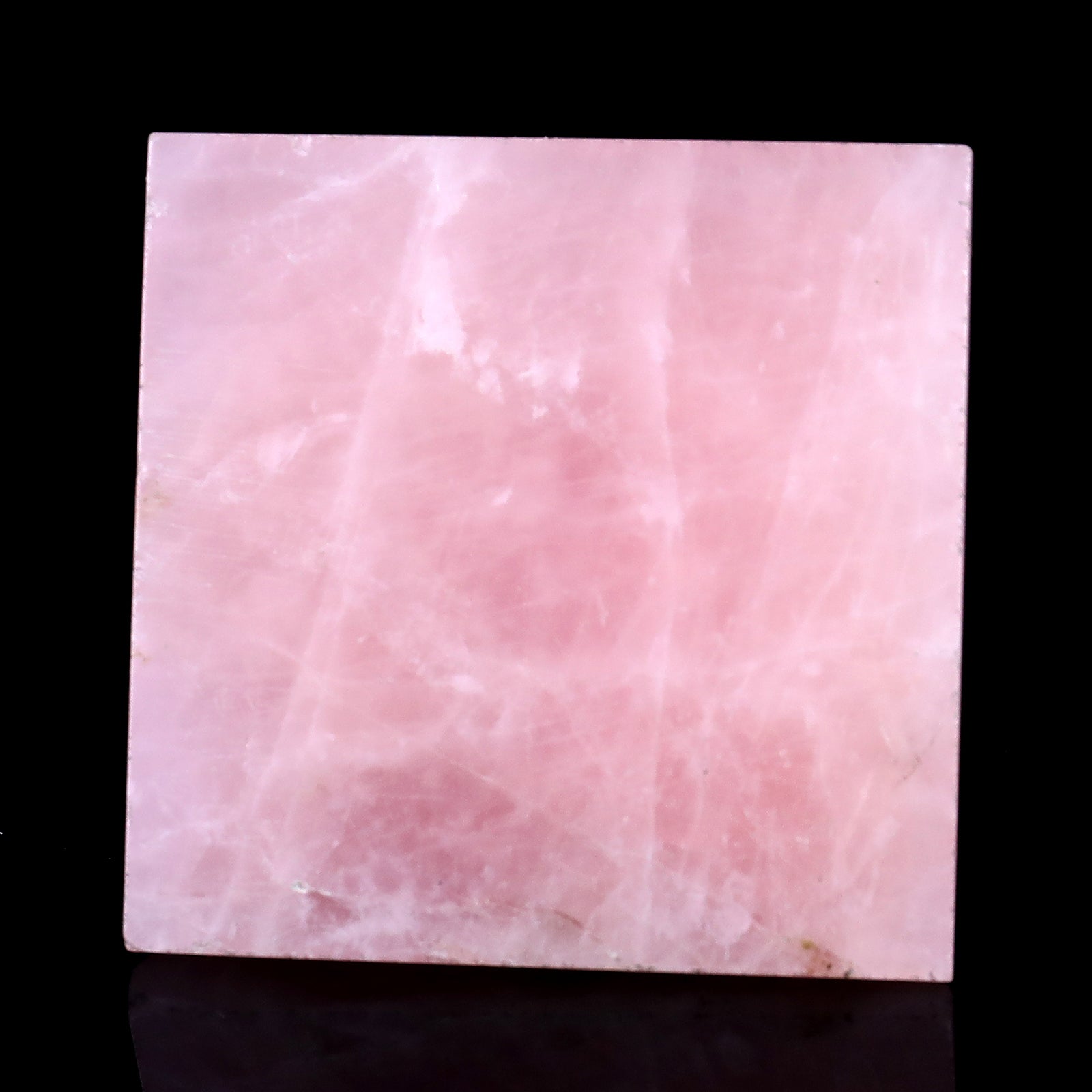 Nicedony 50mm Rose Quartz Hand Carved Crystal Pyramid - View 5