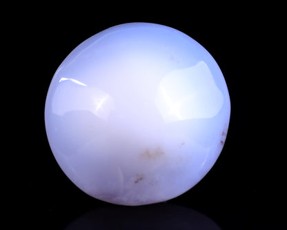 Nicedony 55mm Blue Chalcedony Hand Carved Crystal Mushroom Sculpture - View 5