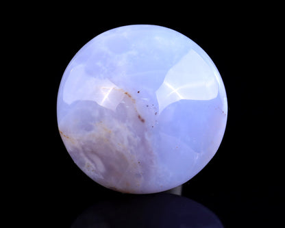 Nicedony 56mm Blue Chalcedony Hand Carved Crystal Mushroom Sculpture - View 4
