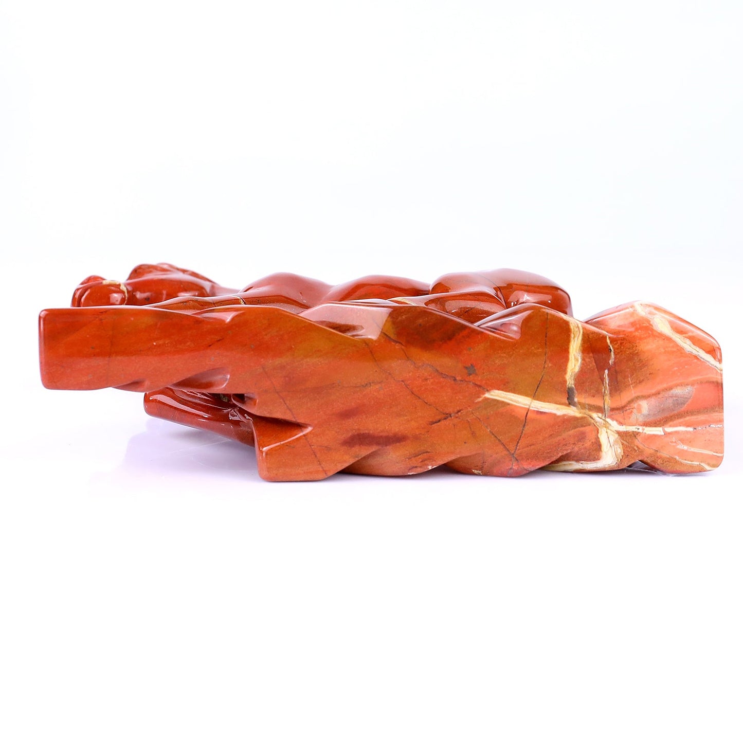 Nicedony 6.1" Red Jasper Hand Carved Crystal Horse Sculpture - View 5