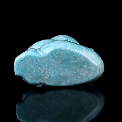 Nicedony 6.4" Amazonite Hand Carved Crystal Buddha Sculpture - View 7
