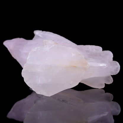 Nicedony 6.7" Rose Quartz Hand Carved Crystal Parrot Sculpture - View 6