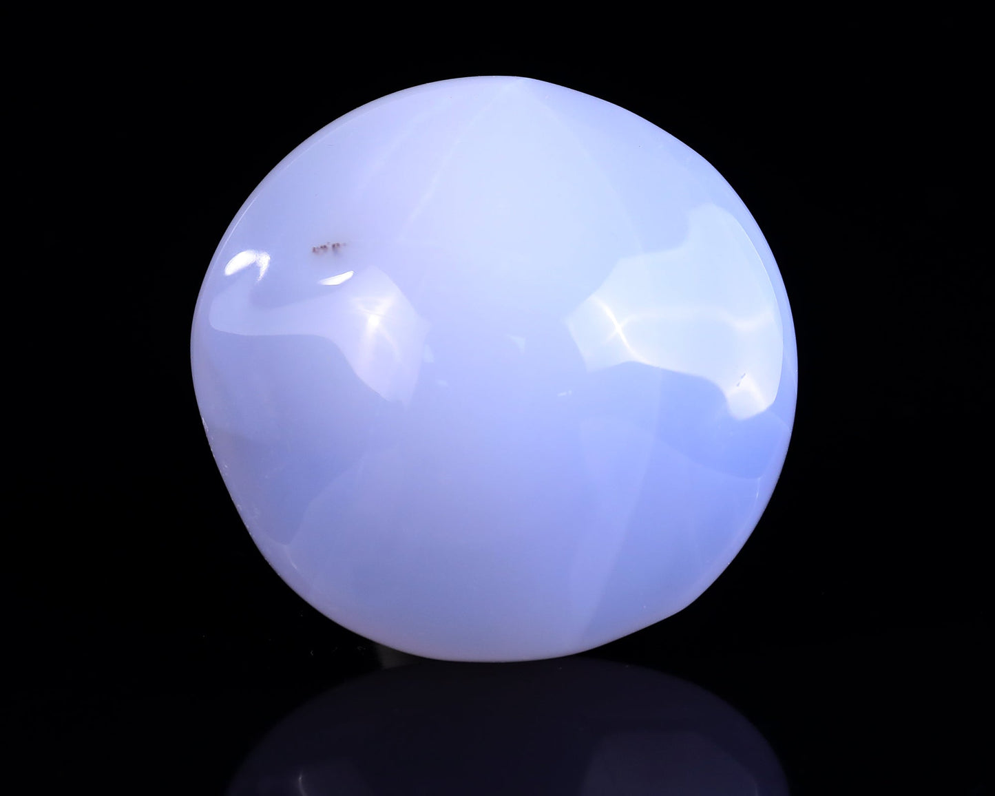 Nicedony 60mm Blue Chalcedony Hand Carved Crystal Mushroom Sculpture - View 4