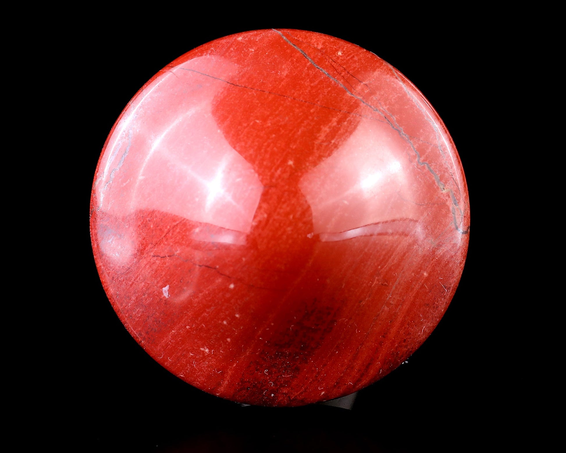 Nicedony 67mm Red Jasper Hand Carved Crystal Mushroom Sculpture - View 4