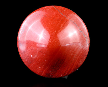 Nicedony 67mm Red Jasper Hand Carved Crystal Mushroom Sculpture - View 4
