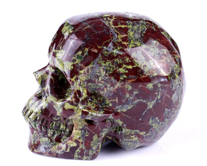 Nicedony 7.9" Blue Chalcedony Hand Carved Huge Realistic Skull - View 15