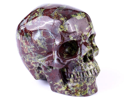 Nicedony 7.9" Blue Chalcedony Hand Carved Huge Realistic Skull - View 12