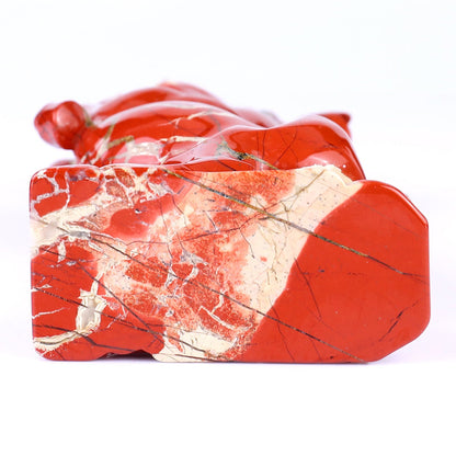 Nicedony 7.9" Red Jasper Hand Carved Crystal Horse Sculpture - View 31