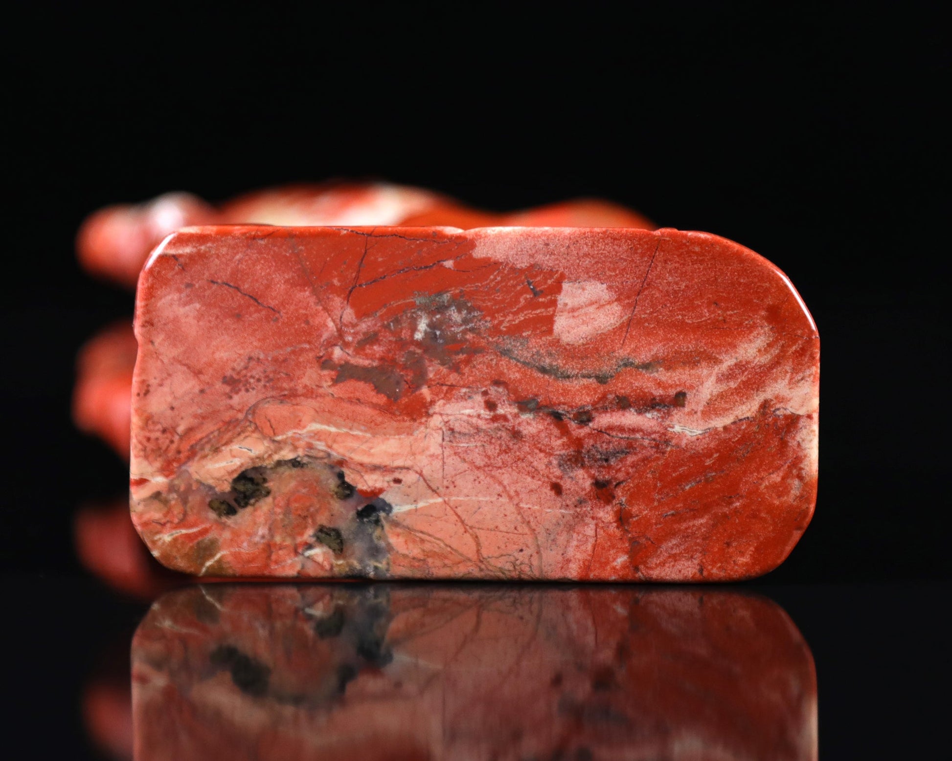 Nicedony 7.9" Red Jasper Hand Carved Crystal Horse Sculpture - View 11