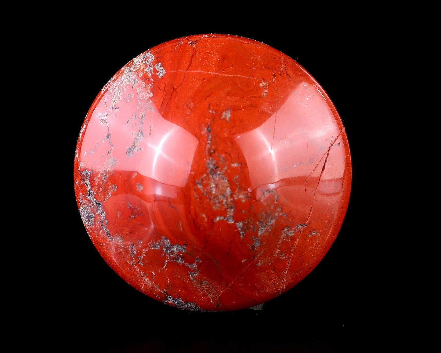 Nicedony 70mm Red Jasper Hand Carved Crystal Mushroom Sculpture - View 9