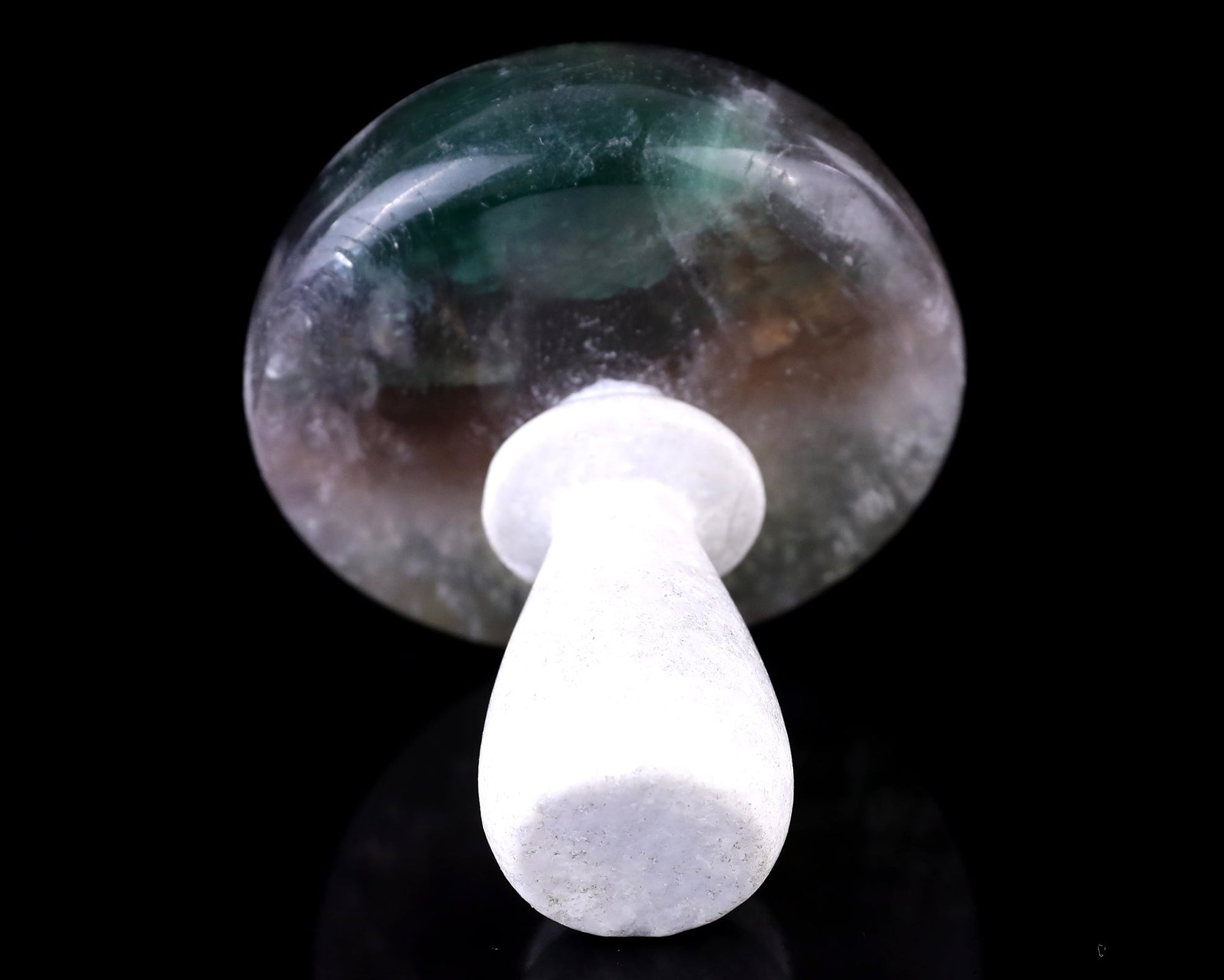 Nicedony 77mm Fluorite Hand Carved Crystal Mushroom Sculpture - View 4