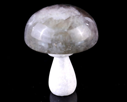 Nicedony 77mm Fluorite Hand Carved Crystal Mushroom Sculpture - View 2