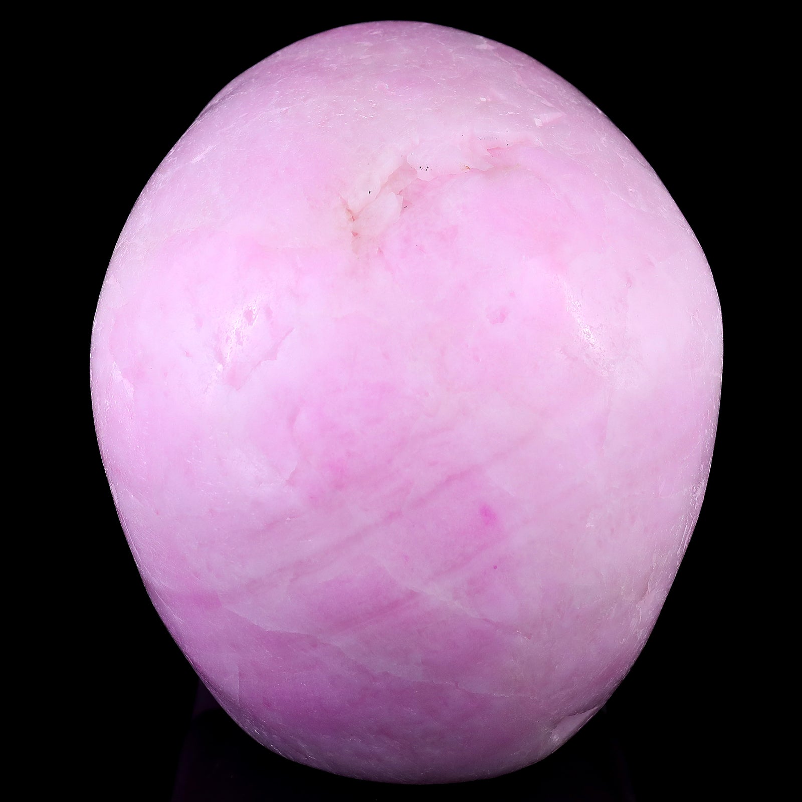 Nicedony 8.3" Pink Aragonite Hand Carved Realistic Skull Sculpture - View 5