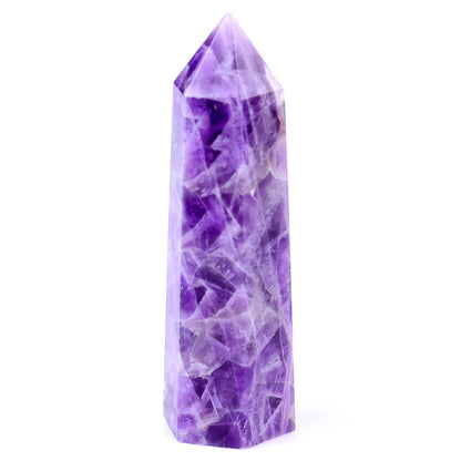 Nicedony 82mm Dream Amethyst Hand Carved Crystal Point - View 3