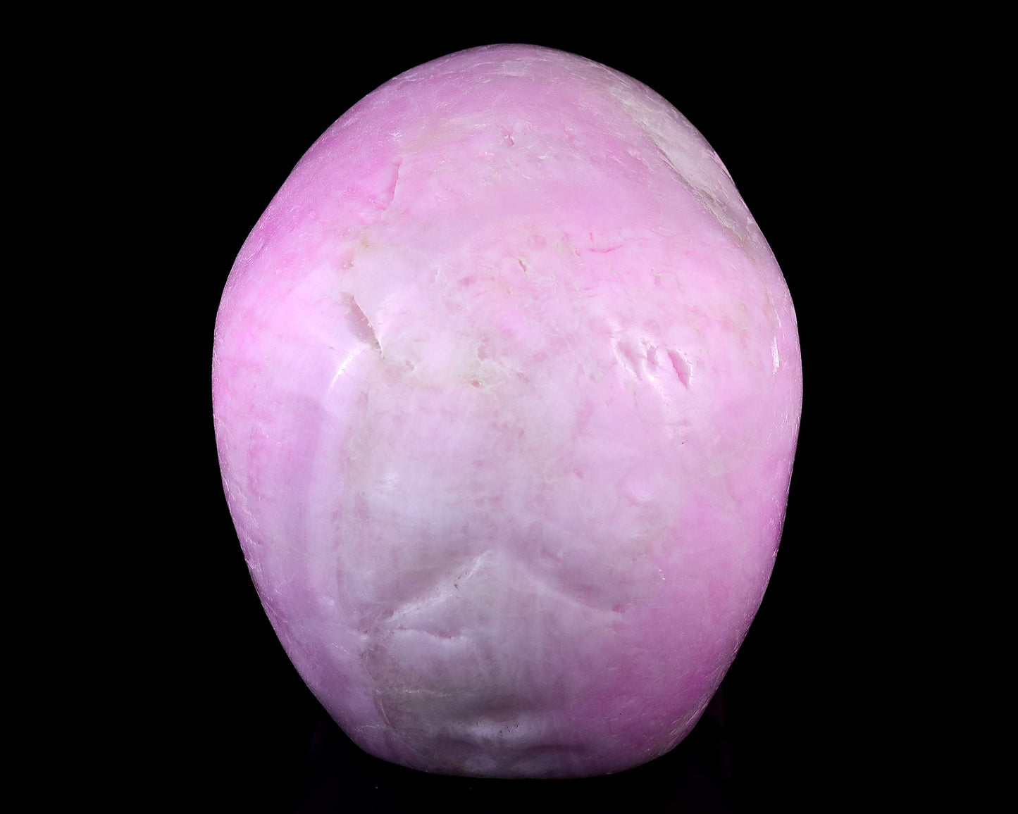 Nicedony 9.4" Pink Aragonite Hand Carved Realistic Skull Sculpture - View 5