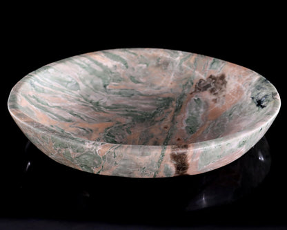 Nicedony 9.8" Jiulong Jade Hand Carved Crystal Food Tray, Fruit Tray - View 4