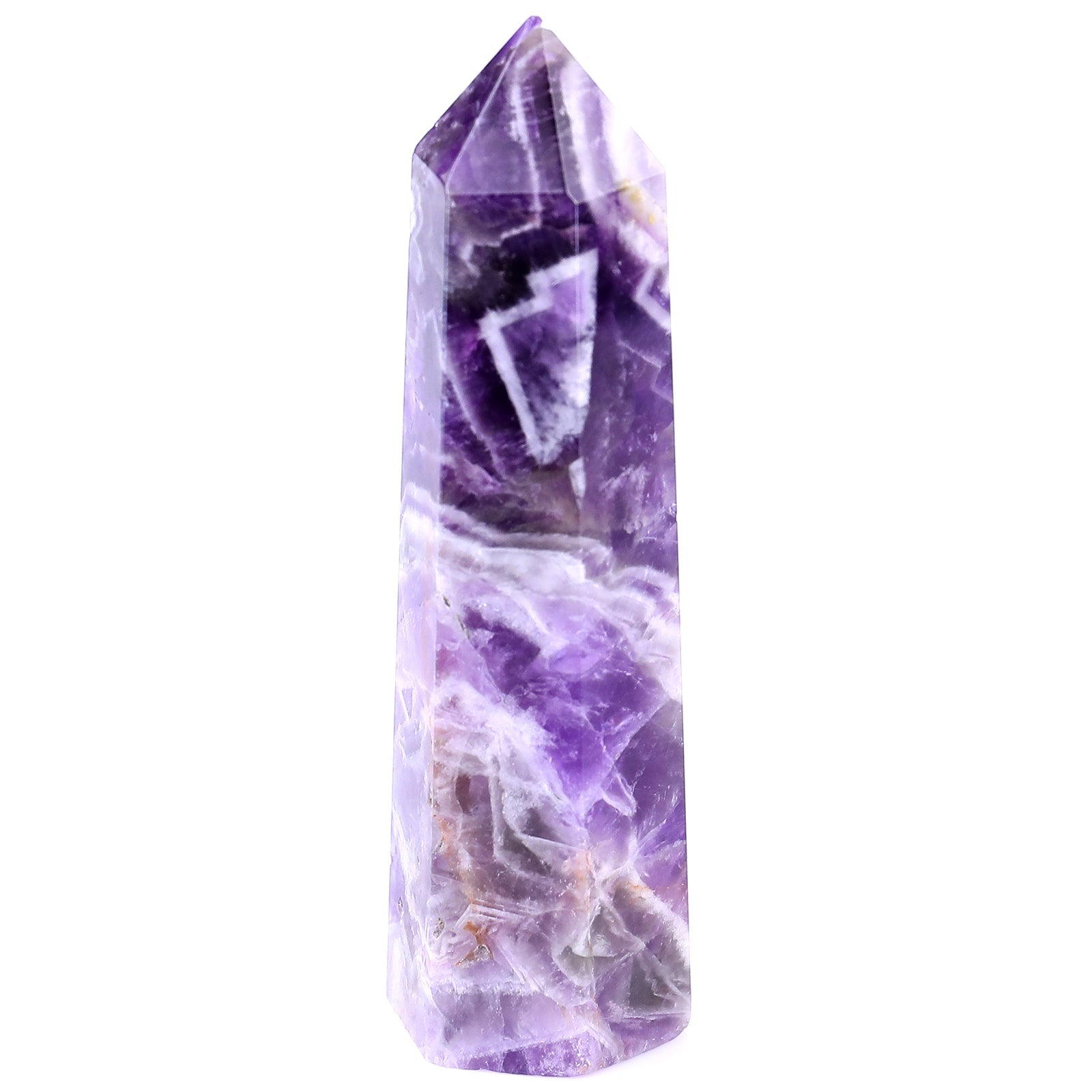 Nicedony 91mm Dream Amethyst Hand Carved Crystal Point - View 5