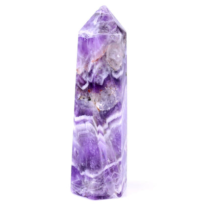 Nicedony 93mm Dream Amethyst Hand Carved Crystal Point - View 2