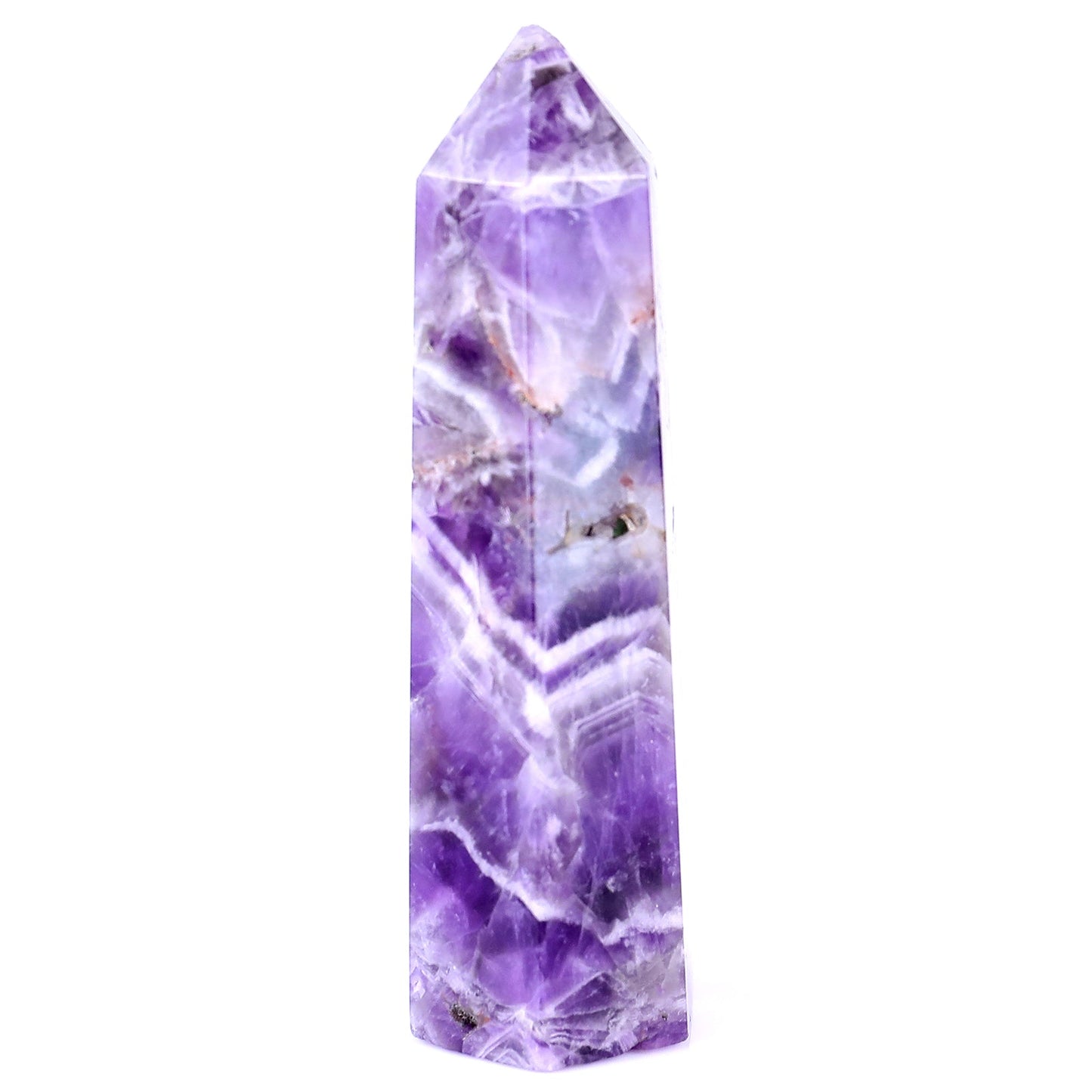 Nicedony 93mm Dream Amethyst Hand Carved Crystal Point