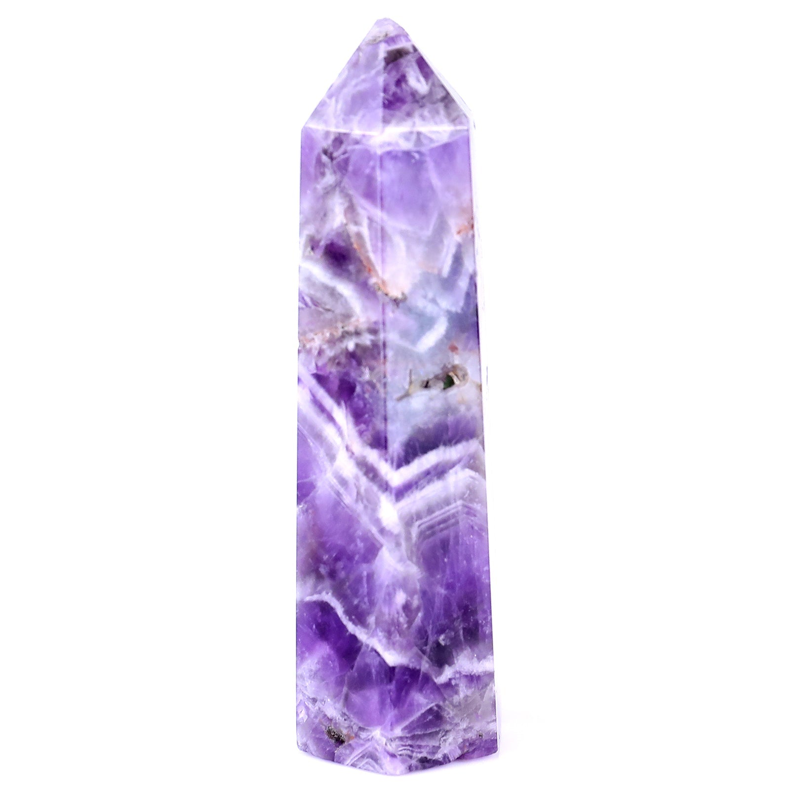 Nicedony 93mm Dream Amethyst Hand Carved Crystal Point