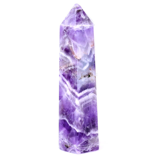 Nicedony 93mm Dream Amethyst Hand Carved Crystal Point